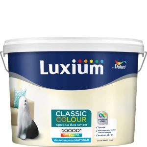 LUXIUM Classic Colour — матовая моющаяся краска для стен и потолков 89425744