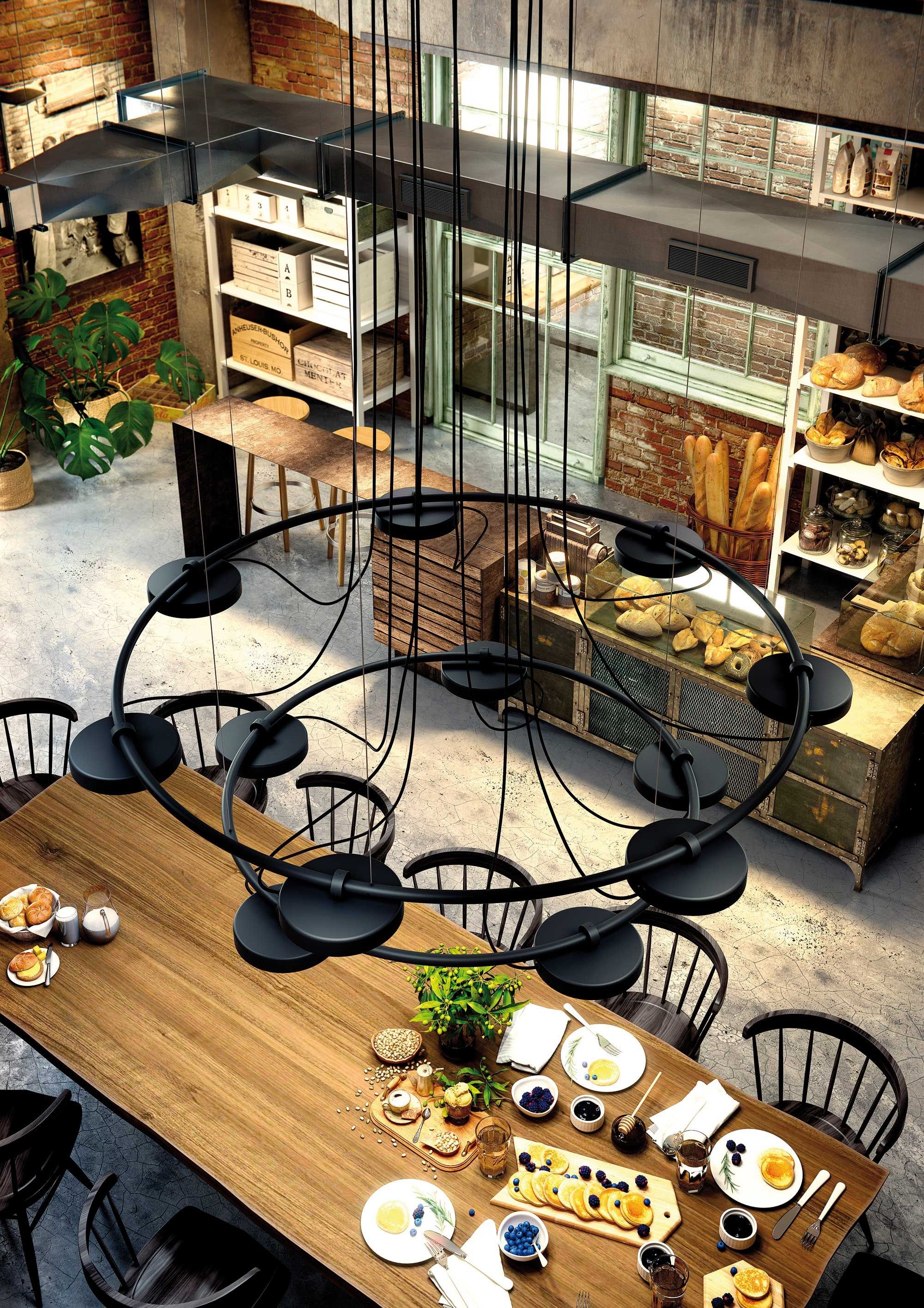 Металлический светодиодный подвесной светильник Estiluz ARCH-00094787 - Вид №3