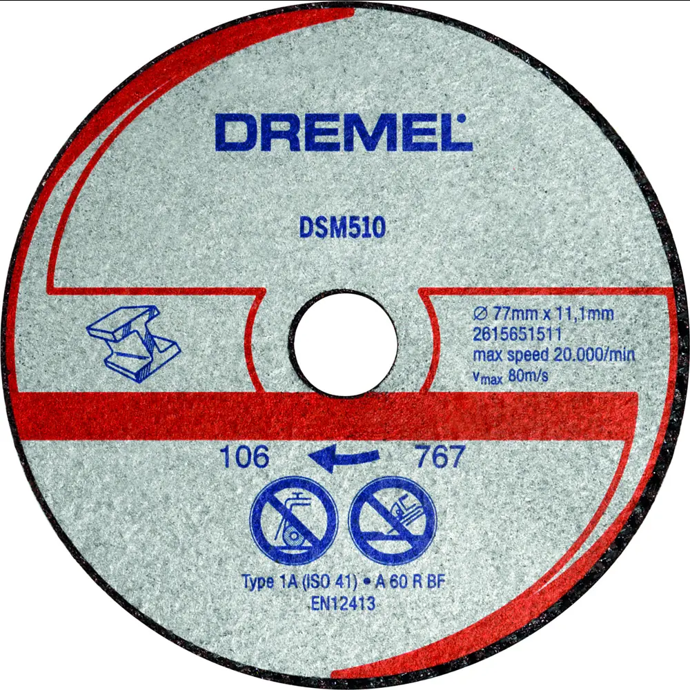 Круг отрезной по металлу и пластику для DSM510 Dremel, 77 мм STLM-2003190