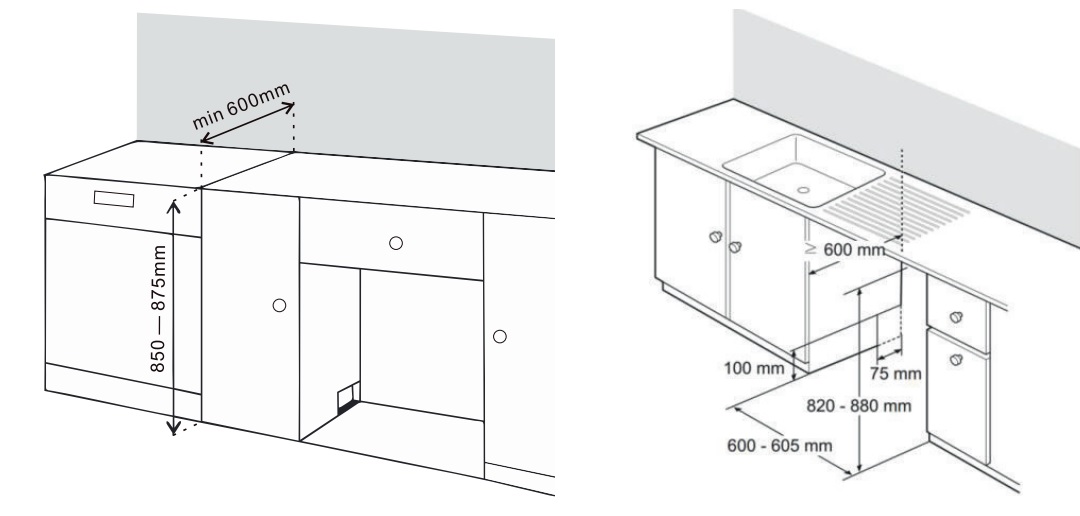 9163323 Посудомоечная машина HIBERG F68 1530 LW белый STDN-0101245 - Вид №9