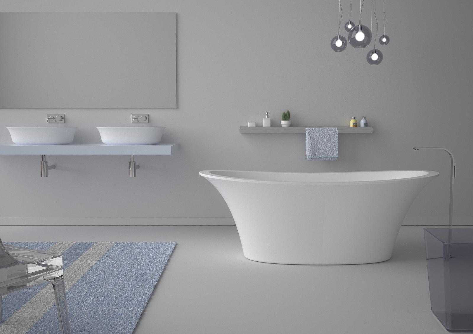 VAFL18 Акриловая ванна отдельностоящая GSG CERAMIC Flut - Вид №2