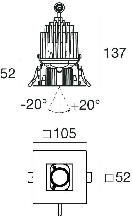 Linea Light Group Светодиодный точечный светильник на потолок Vos sun-id-1345839 - Вид №5