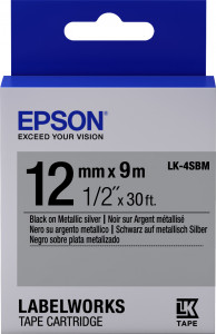 C53S654019 lk-4sbm black/silver 12/9 Epson