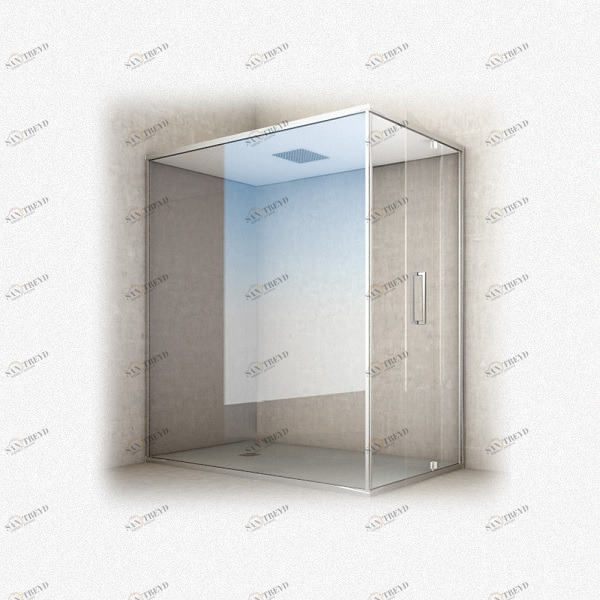 Ограждение для душа и турецкой бани Gemini 4 130х100 см 1GNE2S0 Gruppo Geromin