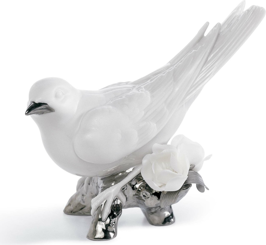 10669146 LLADRO Фигурка Lladro "Нежные звуки утра (Ре-Деко)" 11x13см Фарфор Lladró 