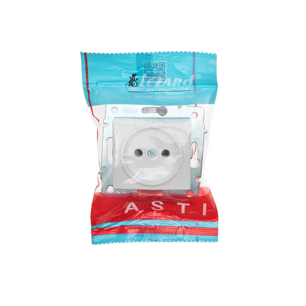 Розетка встраиваемая Lezard Asti без заземления цвет белый 89385409 STLM-2076957 - Вид №3