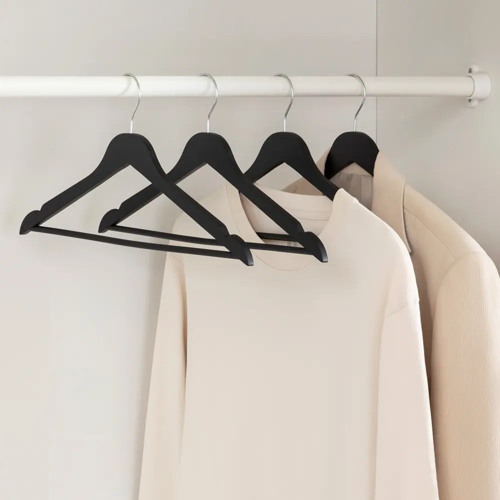 Деревянные плечики Konsensa для элегантного хранения одежды 89396134 STLM-1568192 - Вид №4