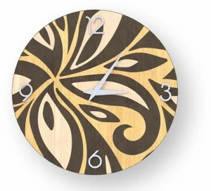 LIGNIS® Настенные часы из инкрустированного дерева Dolcevita abstract 10.005 / 10.083