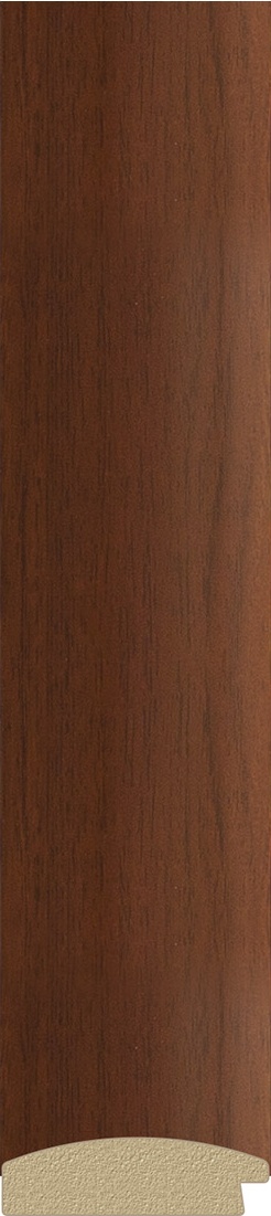 BY 3728 Зеркало в багетной раме - орех 65 mm EVOFORM Octagon - Вид №2