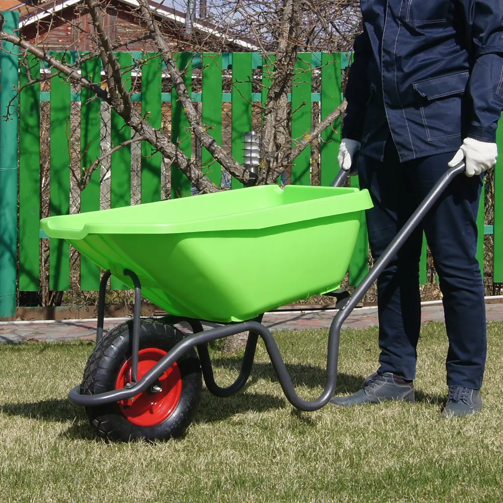 Садово-строительная тачка ПАВЛОВСКАЯ ЗАРЯ усиленная 200 кг 82167508 STLM-0020907 - Вид №8