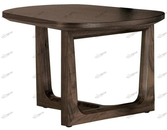 Poliform Низкий деревянный журнальный столик для гостиной sun-id-1462036