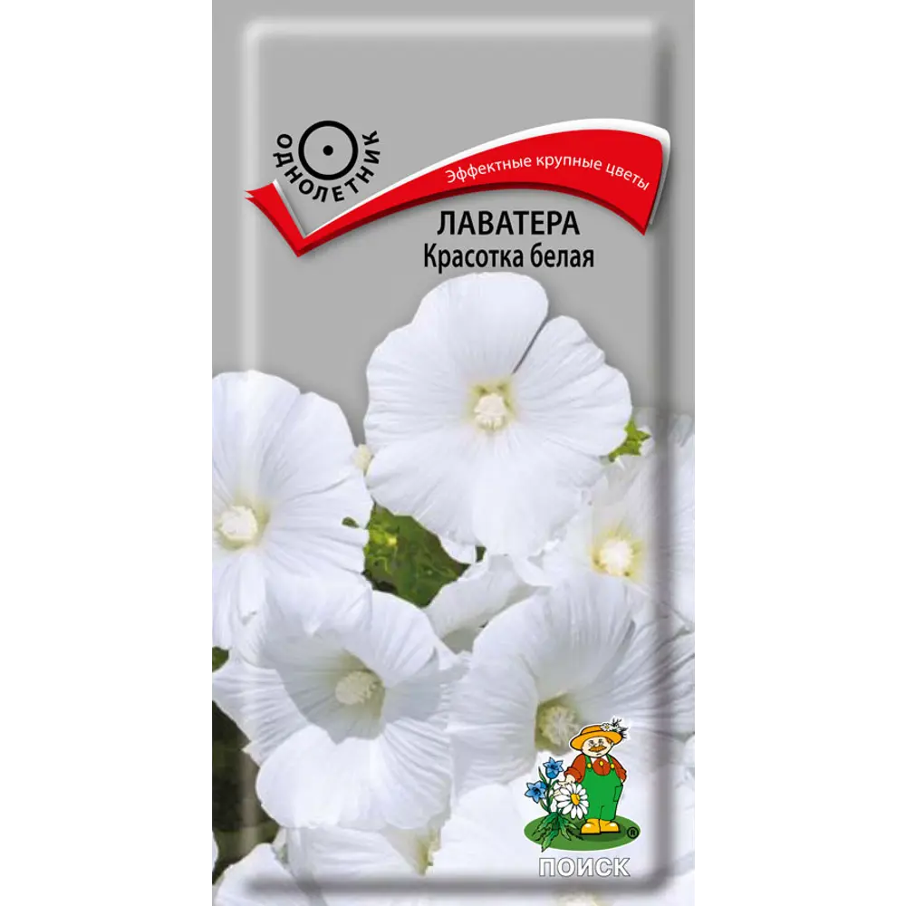 Семена цветов Поиск лаватера Красотка белый 86217947 STLM-2134624 