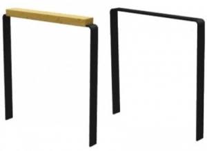 Euroform W Металлический барьер / стойка для велосипедов  900l, 901l