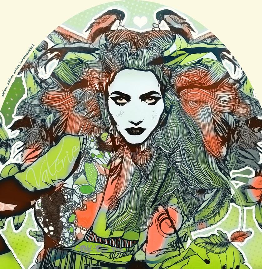 MOMENTI Авторский художественный принт Crazy home paintings Gi-024 - Вид №1