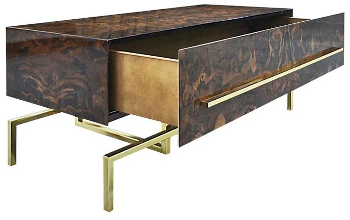 GANSK Прямоугольная тумбочка из шпонированной древесины Pandora G6005 - Вид №2