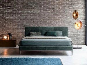 Twils Двуспальная кровать с мягким изголовьем Max