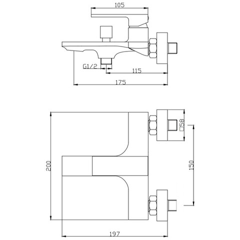 Набор Orange Lutz M04-311cr 3 в 1 Хром sun-id-1517343 - Вид №3