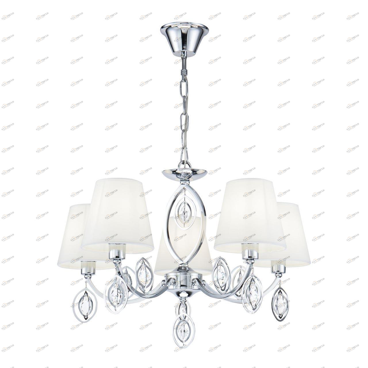 Подвесная люстра Freya Luciana FR2003PL-05CH FREYA LUCIANA 194346 Белый 