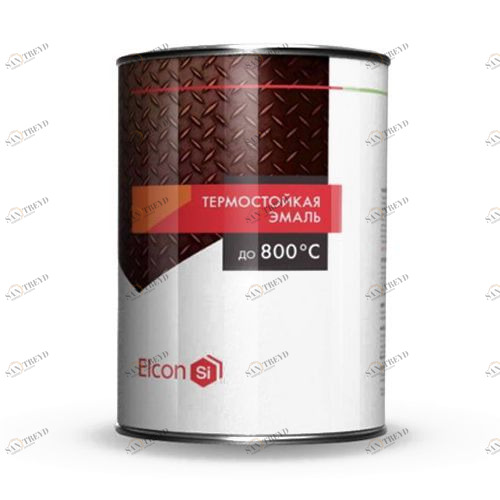 Эмаль термостойкая Elcon до +400 белая 0,8 кг Santreyd 2614