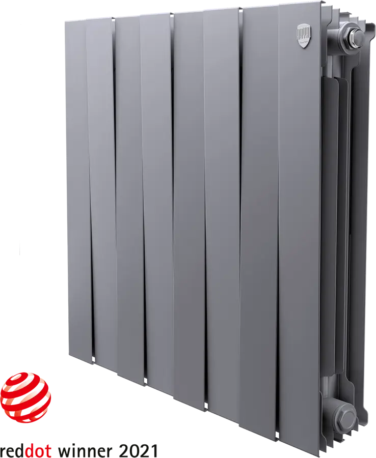81979208 Радиатор секционный Royal Thermo Pianoforte 500/100 8 секций боковое подключение биметалл серый STLM-0016435