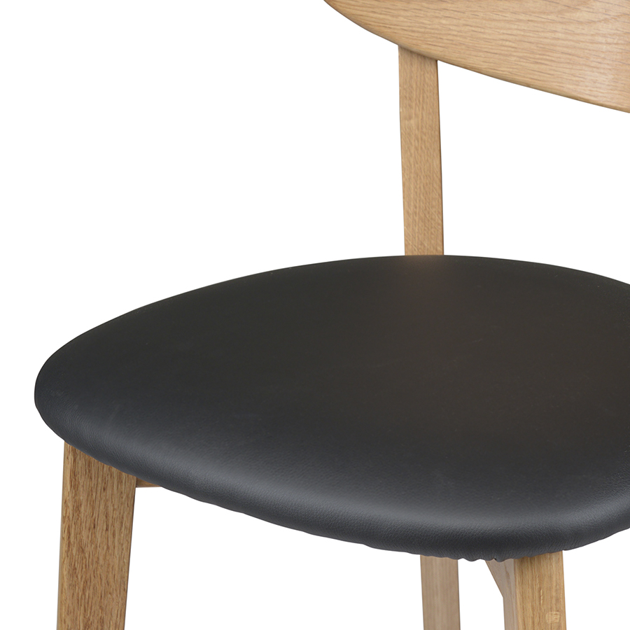 41110200 Стул барный , pero, pu-кожа, черный Unique Furniture  - Вид №13