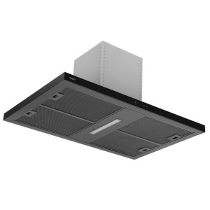 5354594 Вытяжка каминная Akpo WK-9 Isla Feniks glass slim черный/черный