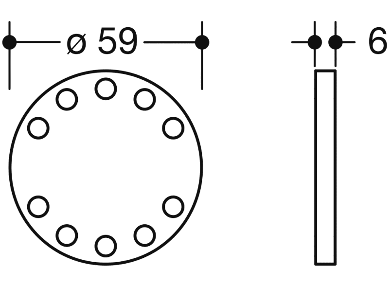 71177 уплотнительный диск HEWI Ersatzteile  - Вид №2