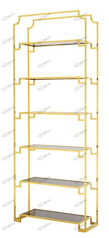 Стеллаж металлический золотой Berndorff от Eichholtz EICHHOLTZ EICHHOLTZ 060741 Золото 