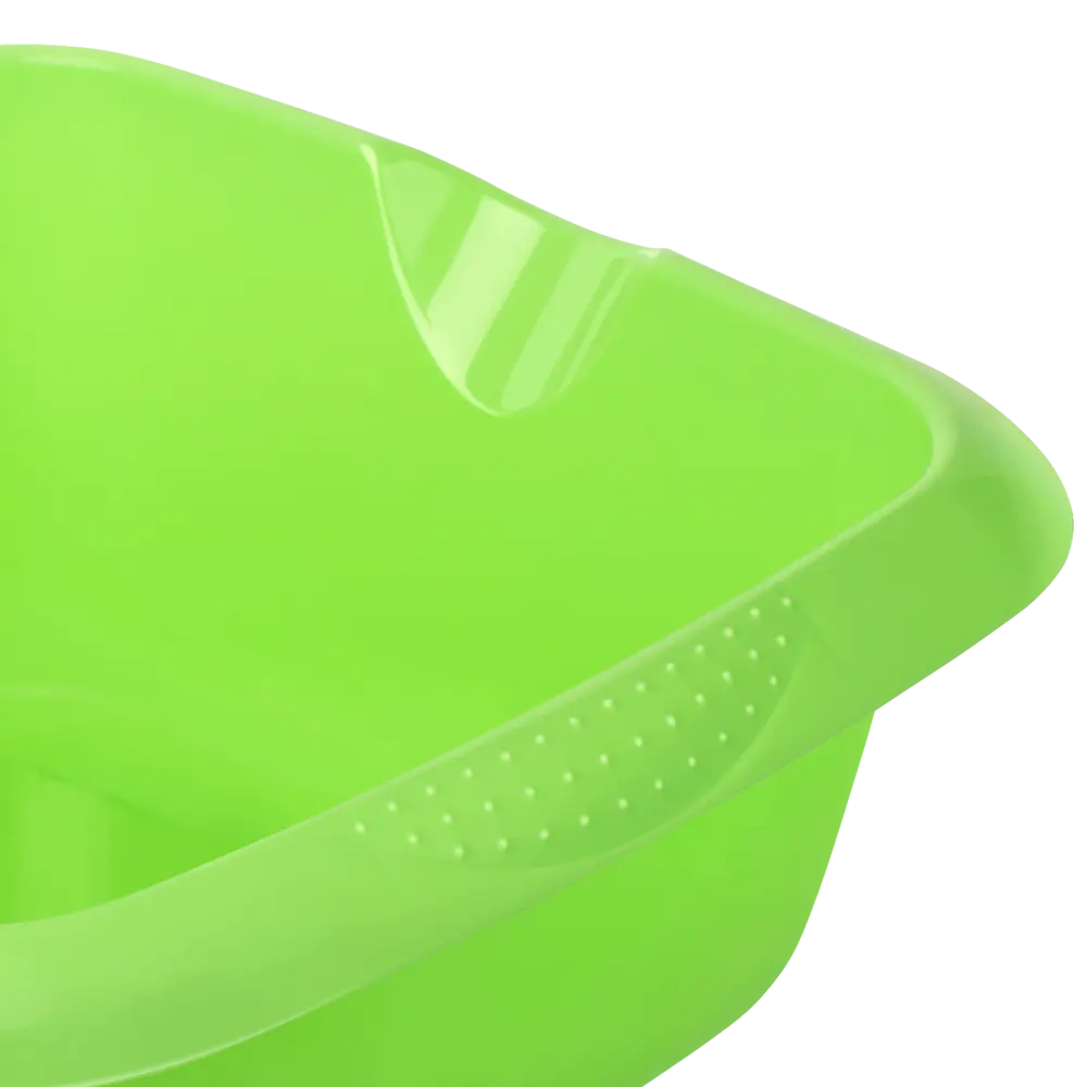 Таз квадратный Matrika 4.8 л пластик цвет зелёный MARTIKA STLM-2041588 - Вид №3