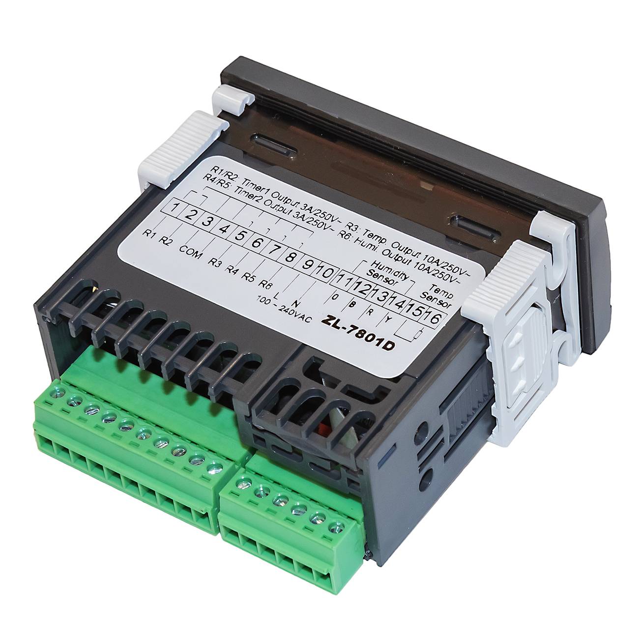 2221 Контроллер LILYTECH ZL-7801D (темп + влажность + 2 таймера+сигнализация) LAB.Space  - Вид №4