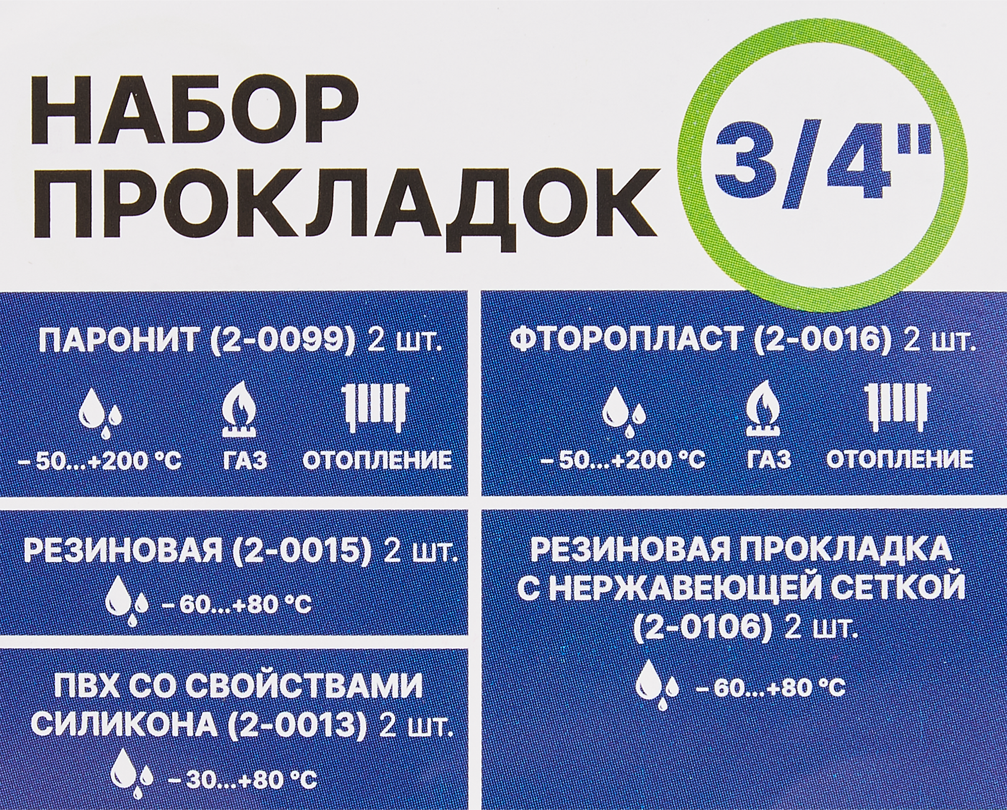Набор уплотнительных прокладок Santreyd 3/4 дюйма для герметизации соединений 84279624 STLM-0048032 - Вид №3