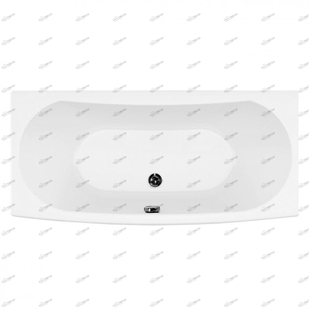 Акриловая ванна Aquanet Izabella 160x75 00169088