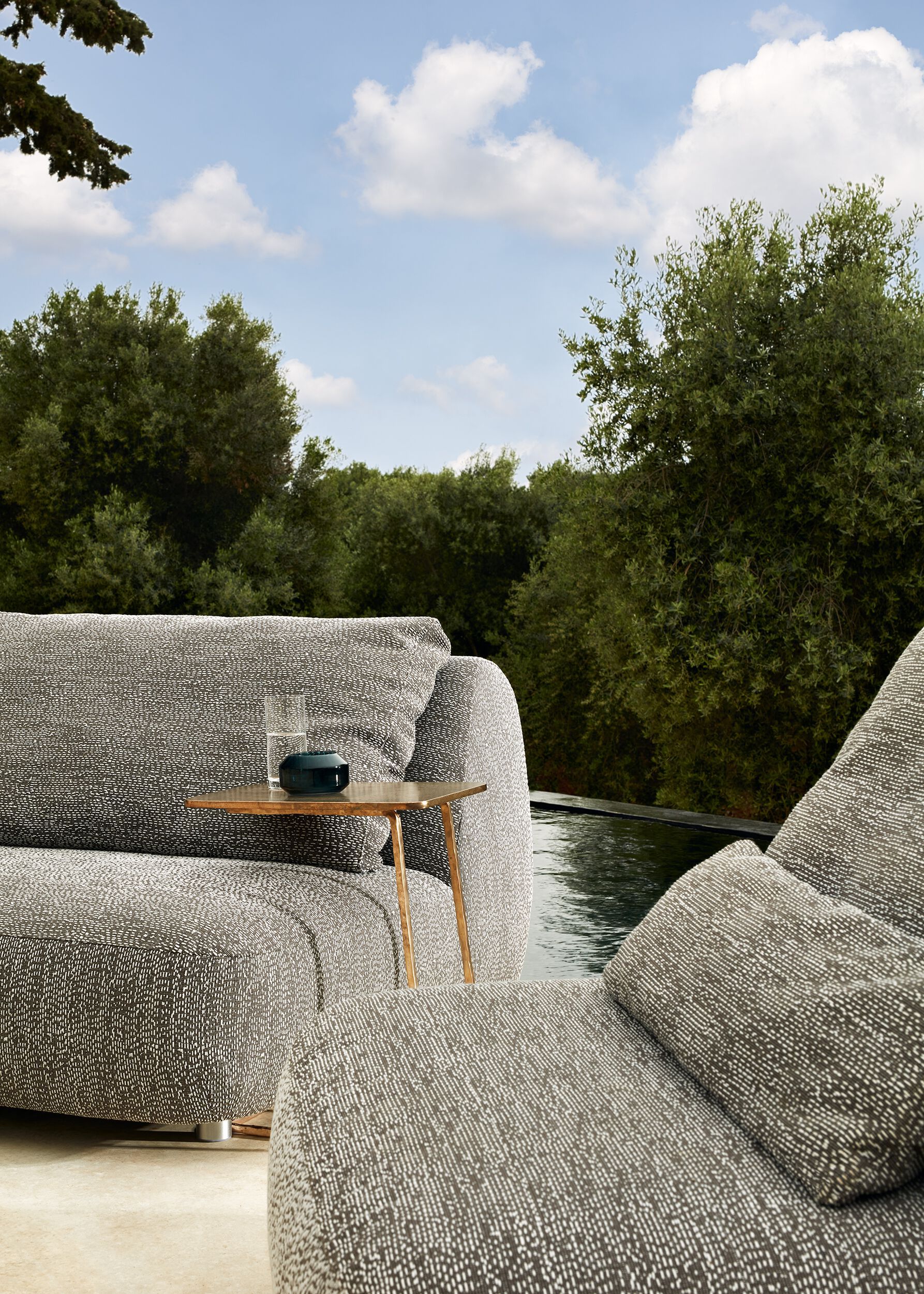 Бронзовый прямоугольный садовый столик Exteta Moonlight ARCH-00053616 - Вид №5