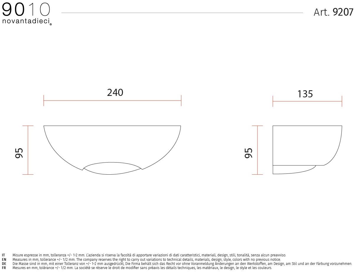 9010 novantadieci Аппликация светодиода из керамики  9207  - Вид №3