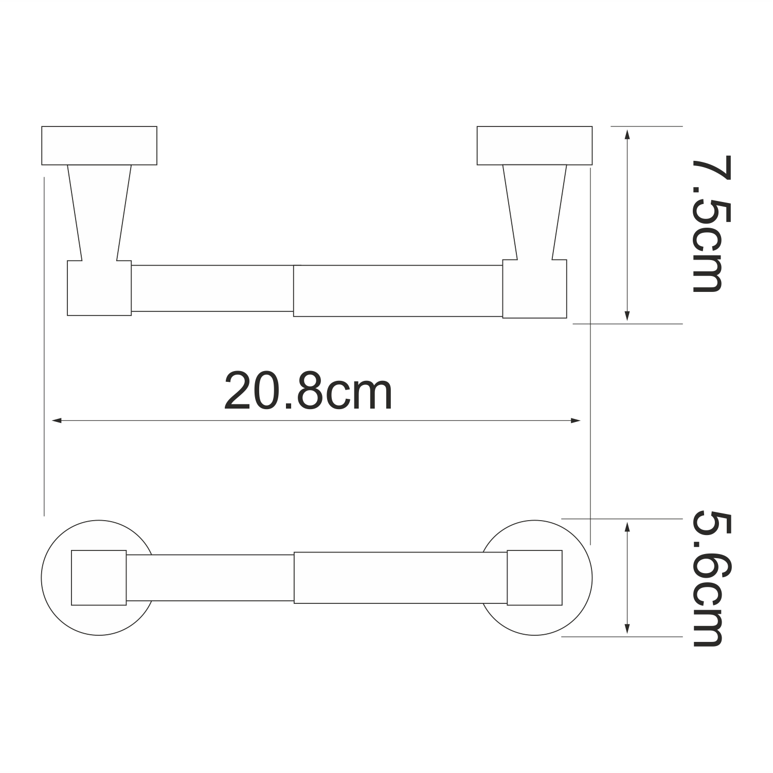 K-4022 Isen Держатель туалетной бумаги WasserKRAFT Isen K-4000  - Вид №2