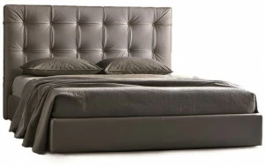 ESTEL GROUP Кожаная кровать с мягким изголовьем
