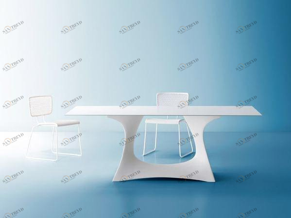 Roberti Прямоугольный садовый стол из стали Coral reef sun-id-1490394