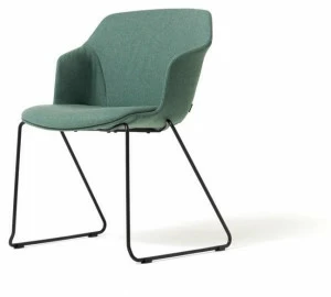 Diemme Тканевый стул на санках с подлокотниками Clop