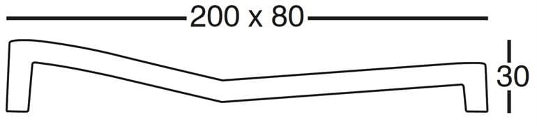 Садовая кровать из смолы Vondom Jut ARCH-00035553 - Вид №12