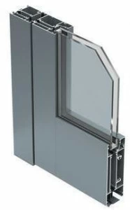 ALUK Group Входная дверь из алюминия и стекла для экстерьера