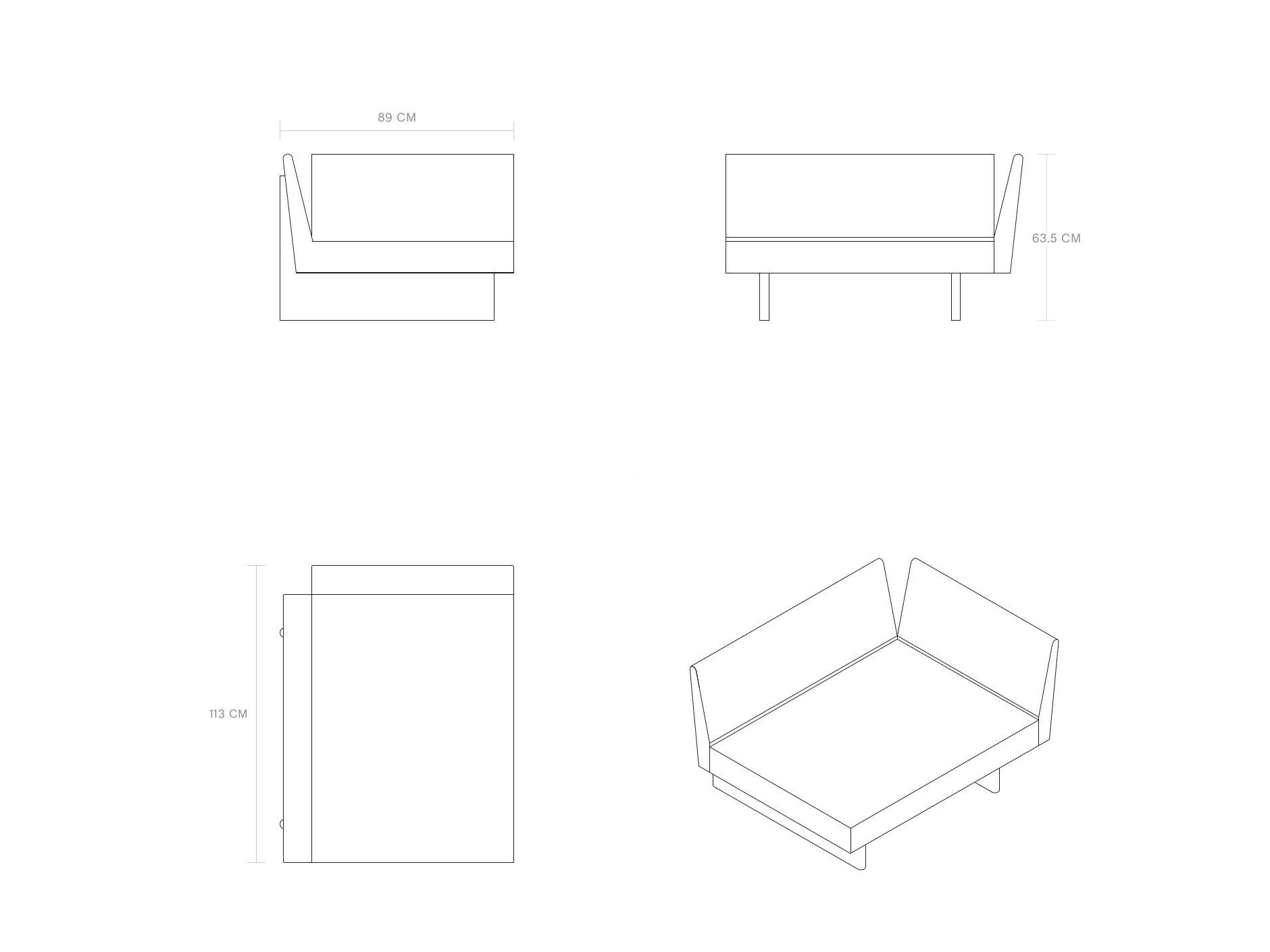 Модульный тканевый диван Phantom Hands X + L ARCH-00025912 - Вид №7