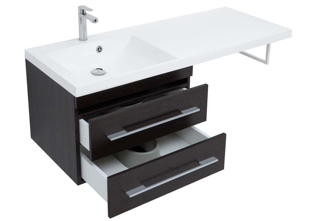 Тумба с раковиной Aquanet Нота 120 L венге 0017148400239565 - Вид №11