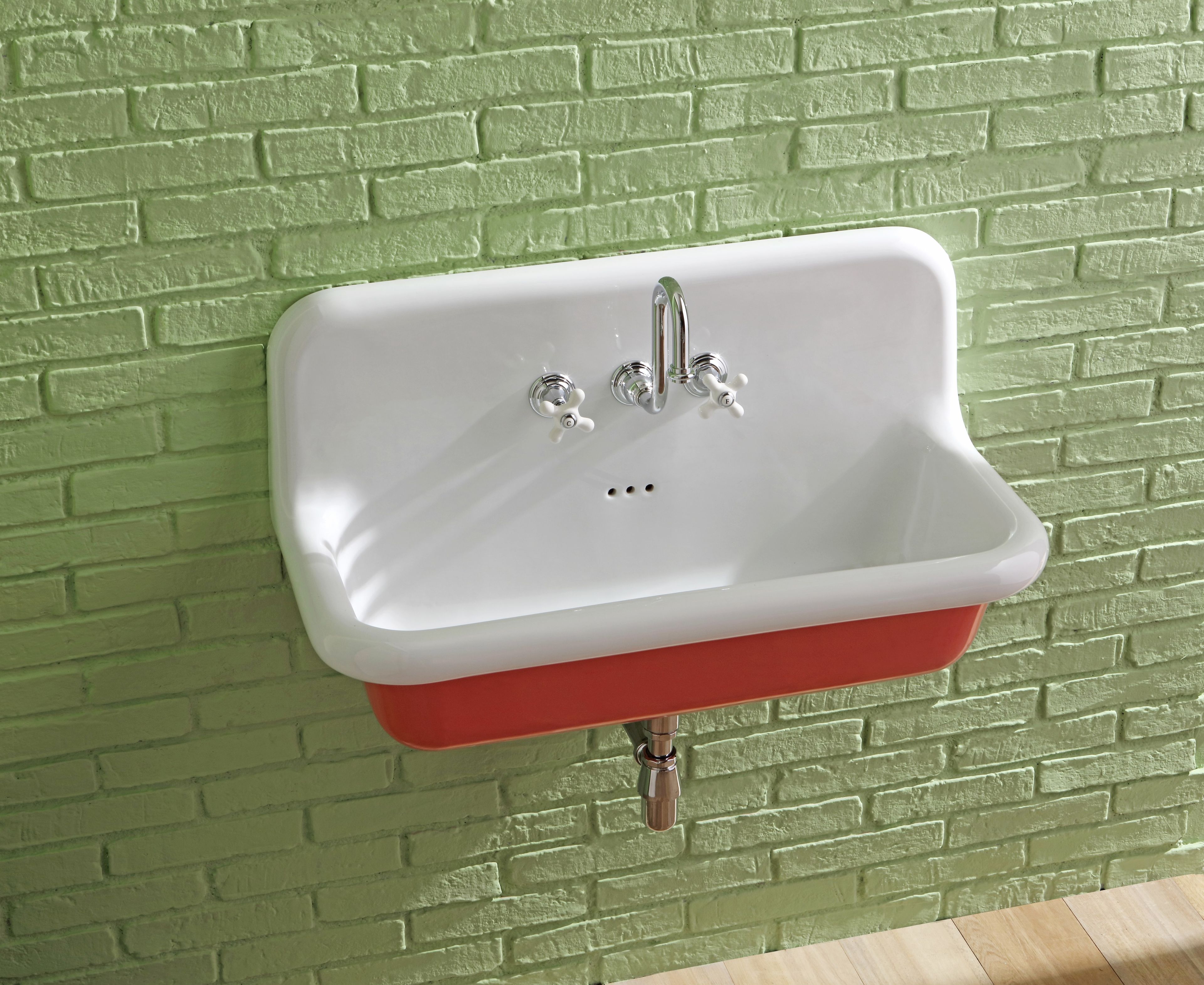 Керамическая прямоугольная подвесная раковина BLEU PROVENCE TrueColors ARCH-00092384 - Вид №8