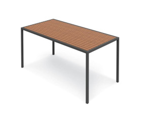 Деревянный прямоугольный стол для общественных мест