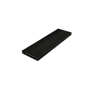 Террасная доска ДПК Groentec цвет Антрацит 145x25x3000 мм 0.435 м²