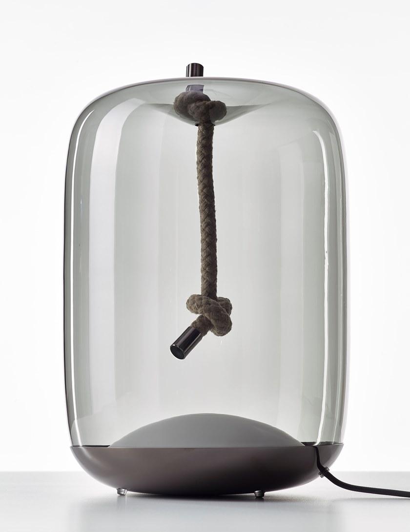 BROKIS Настольная лампа из дутого стекла Knot Pc1078 - Вид №11