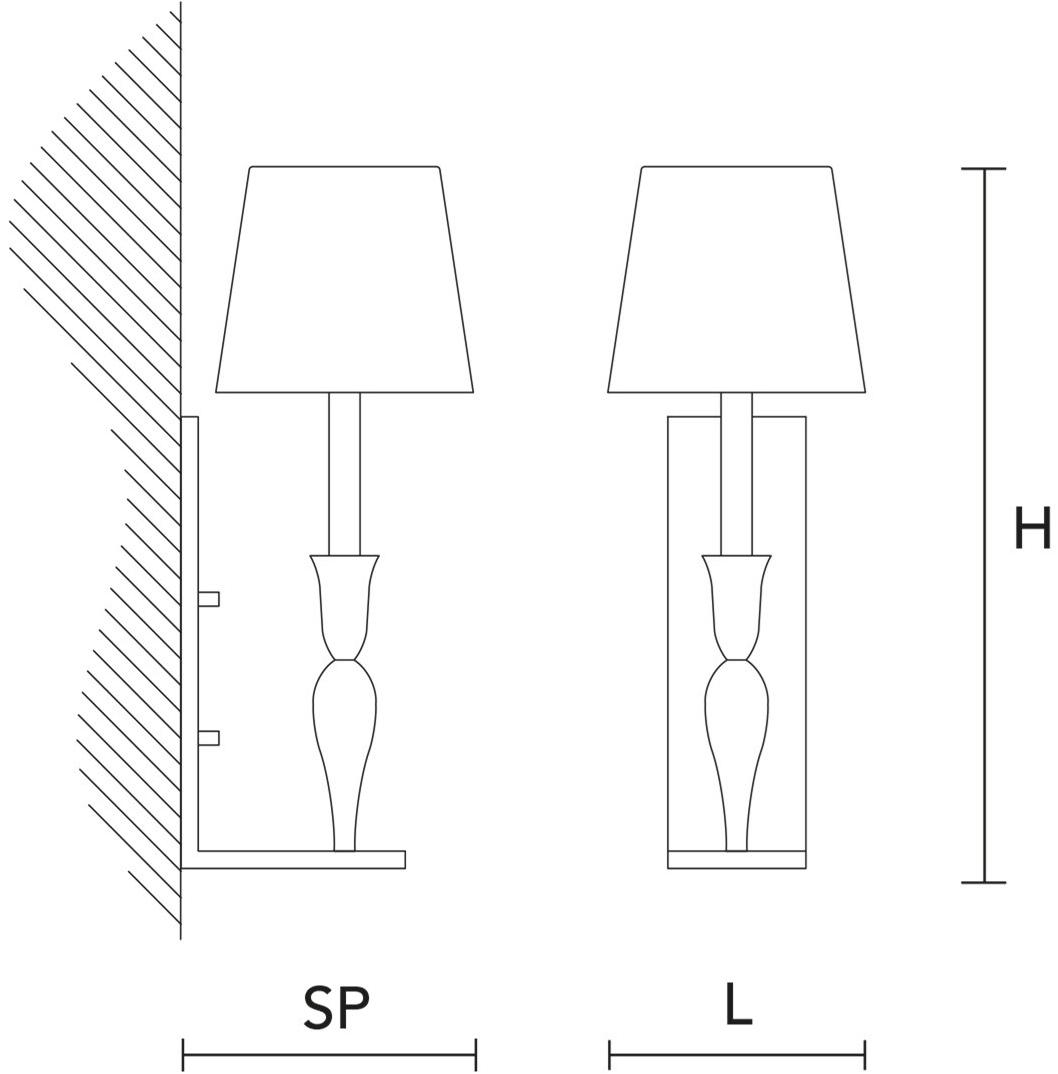 Masiero Бра из металла Slim sun-id-1485649 - Вид №2