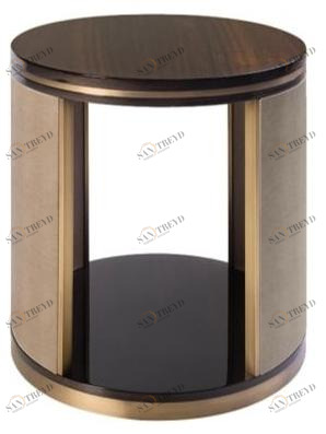 FRATO Круглый деревянный журнальный столик  Ffu260018aaa 