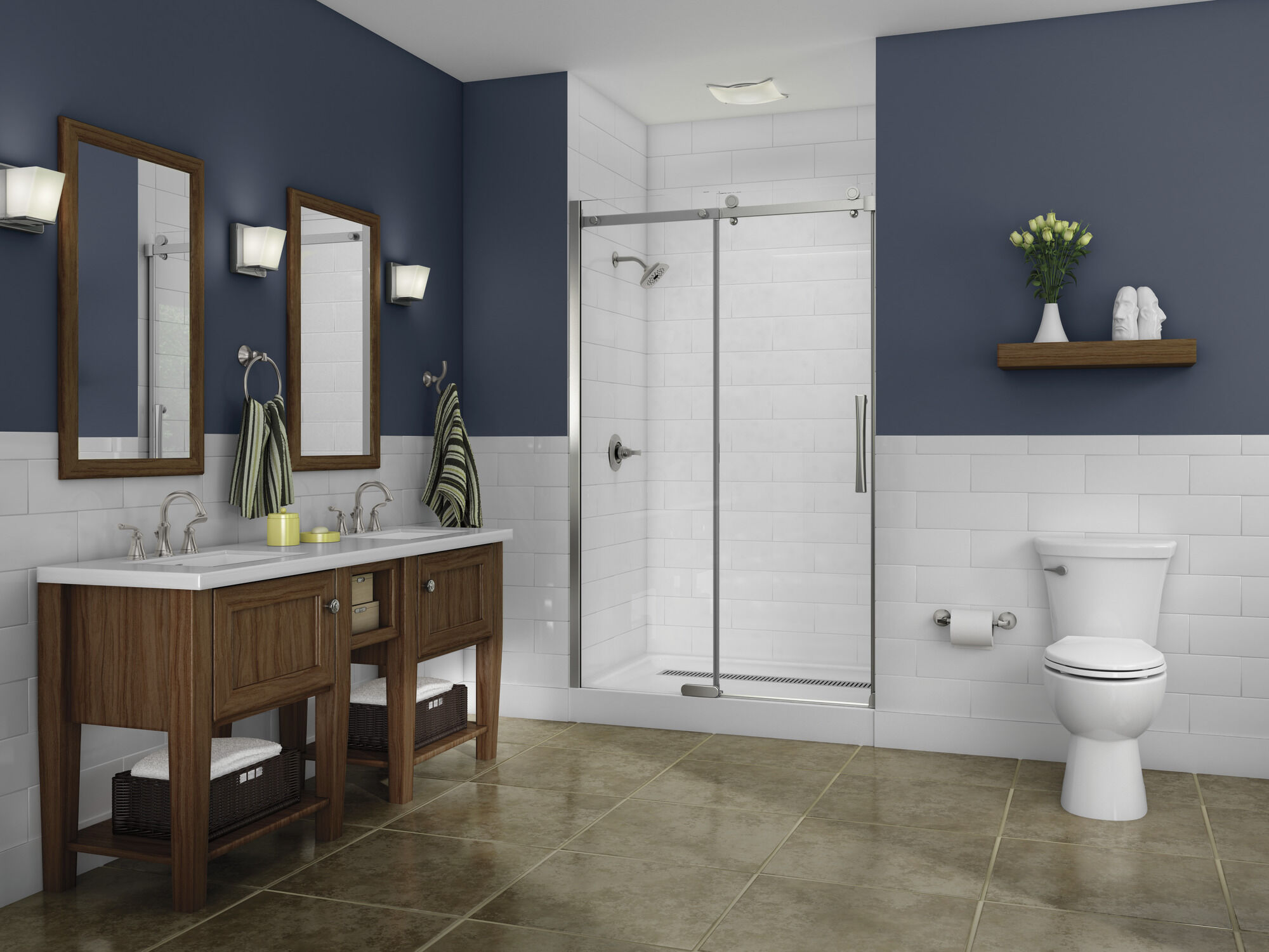 Удлиненный туалет Delta Faucet PRÉLUDE C43101-WH - Вид №3