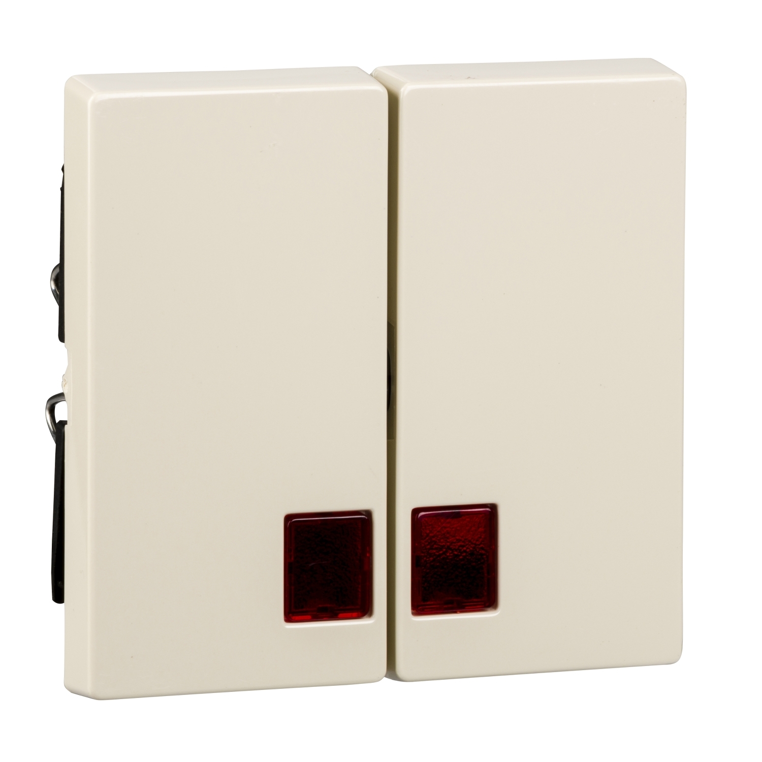 MTN3456-0344 Клавиша двойная , бежевый блестящий Schneider Electric Merten System M 